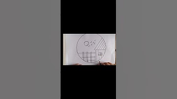 Circle Scenery Drawing #circledrawing #easydrawing #drawing #shorts #draw