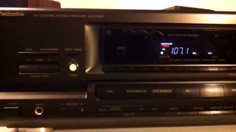 Technics SA-GX650 AV Stereo Receiver