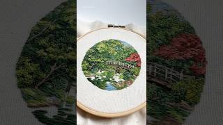 Progress of Drum Bridge Thread Painting // Part 7