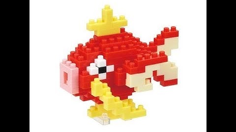 Pokemon Nanoblock Magikarp Build!