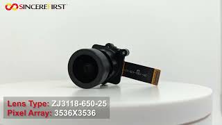 SincereFirst CMOS IMX676 12MP FF Wide Angle 220° MIPI Camera Module