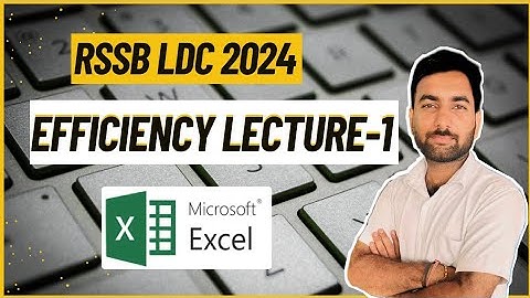 EXCEL EFFICIENCY CLASS | DEMO LECTURE | Ms Excel | Online Efficiency Course | RSSB LDC | JCT CLASSES