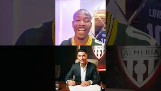 Cristiano Ronaldo Buys 25% of Almeria a Spanish league team in lower league #almeria #laliga #cr7