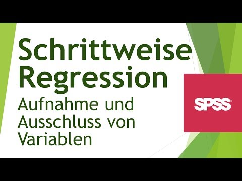 Video: Warum schrittweise Regression?