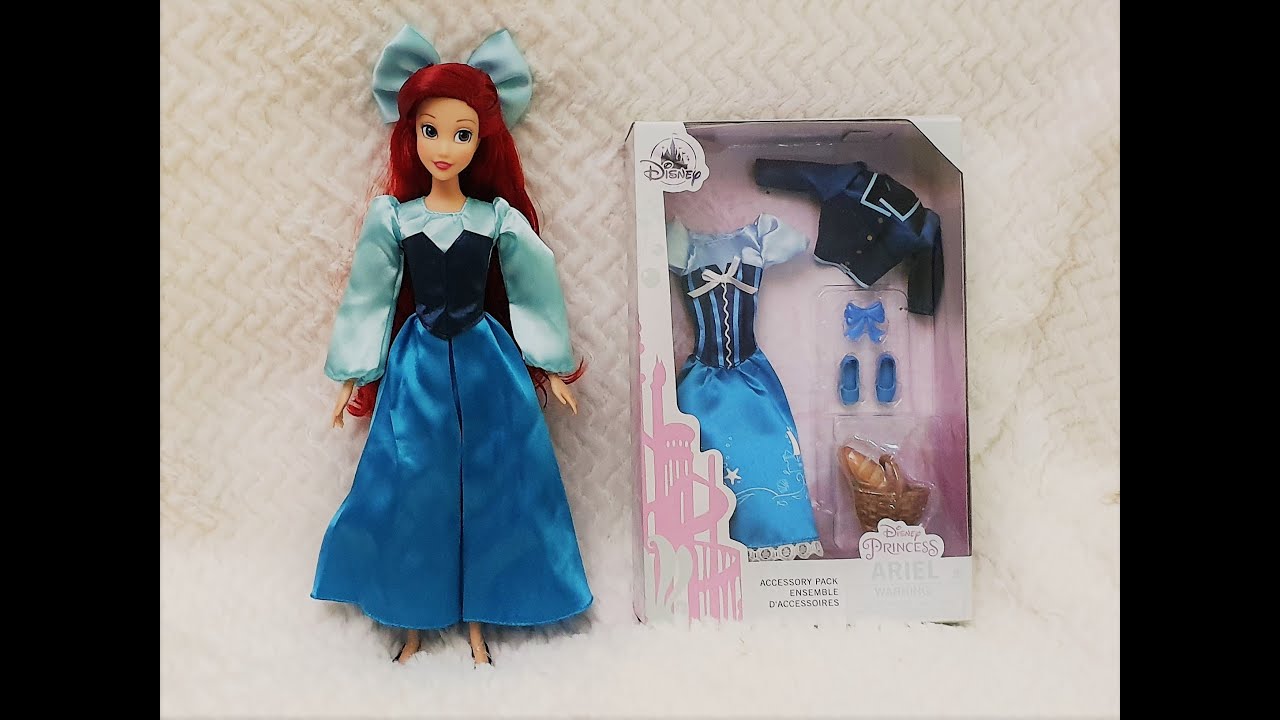 ✨💖 Brand New Disney Store 2021 Princess Ariel from Little Mermaid Fashion Pack Unboxing & Review!✨💖