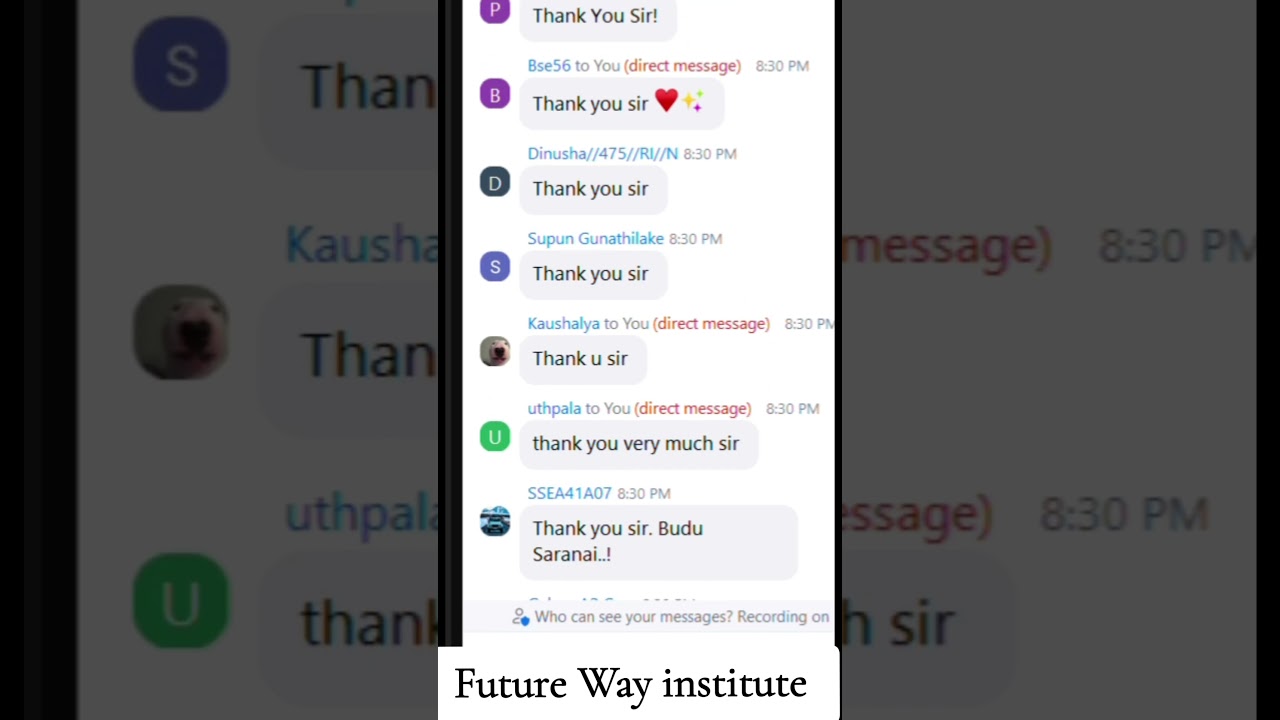 Future Way Institute selection exam class