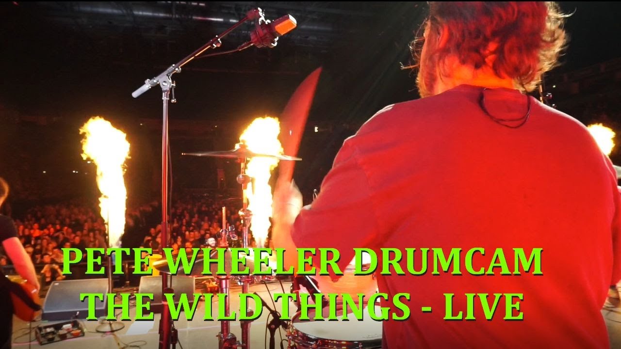 Pete Wheeler, The Wild Things, LIVE drumcam