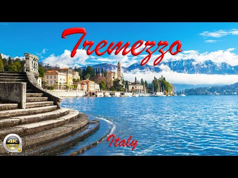 Tremezzo - Italy | Walking Tour From The Shores of Griante to Tremezzo | 4K - [UHD]