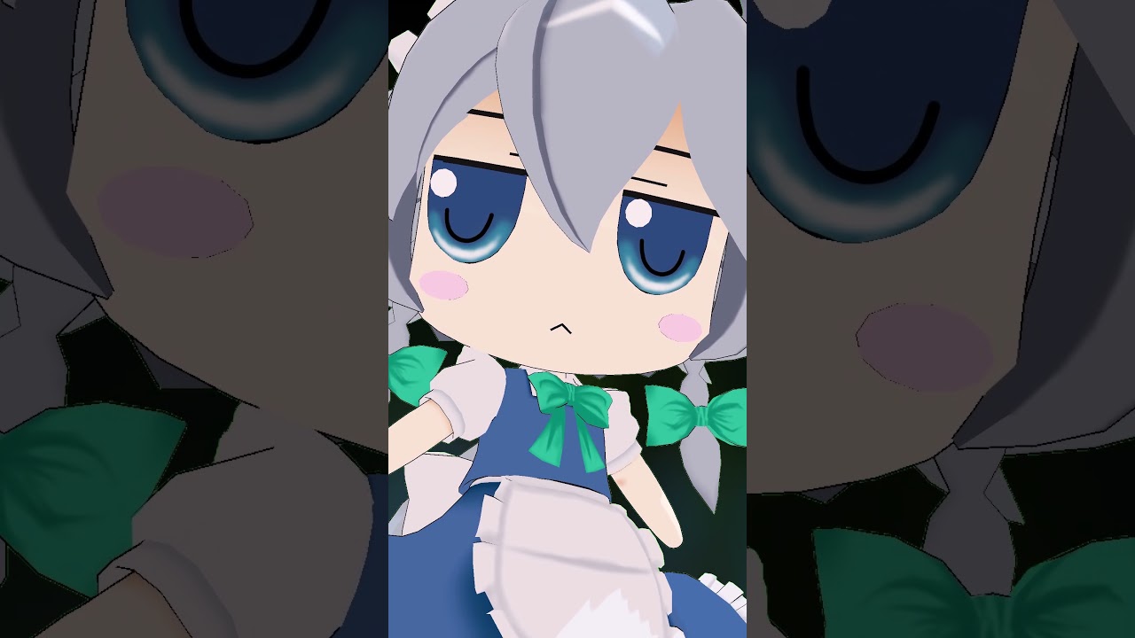 しばくぞいぬさくや#shorts #mmd #東方project #ルイージマンション3#ゆっくり実況
