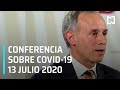 Conferencia Covid-19 en México - 13 julio 2020