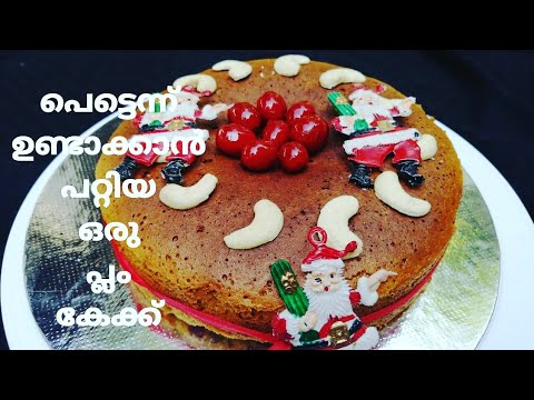 The making of Easy Plum Cake (Non Alcoholic) || എളുപ്പത്തിൽ ഒരു പ്ലം കേക്ക്|how to make plum cake