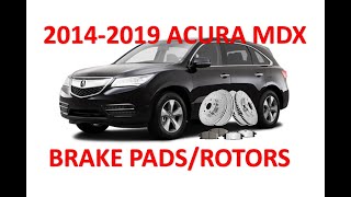 Brake Pads & Rotors - Acura MDX by Jas On 4,218 views 4 years ago 7 minutes, 43 seconds