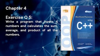 Object-Oriented Programming using C++  Chapter 4 Exercise Question 5|Tasleem Mustafa | Tariq Mahmood