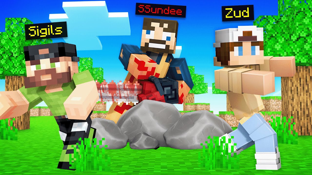 Escape the Stalker in Minecraft (Murder Run)