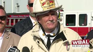 Fire officials provide update on 4-alarm fire at Gold Bond Building Products facility