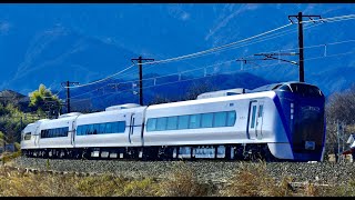 【鉄道車窓2019-08-12】E353系特急あずさ11号 新宿→松本