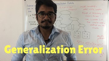 Machine Learning | Generalization Error