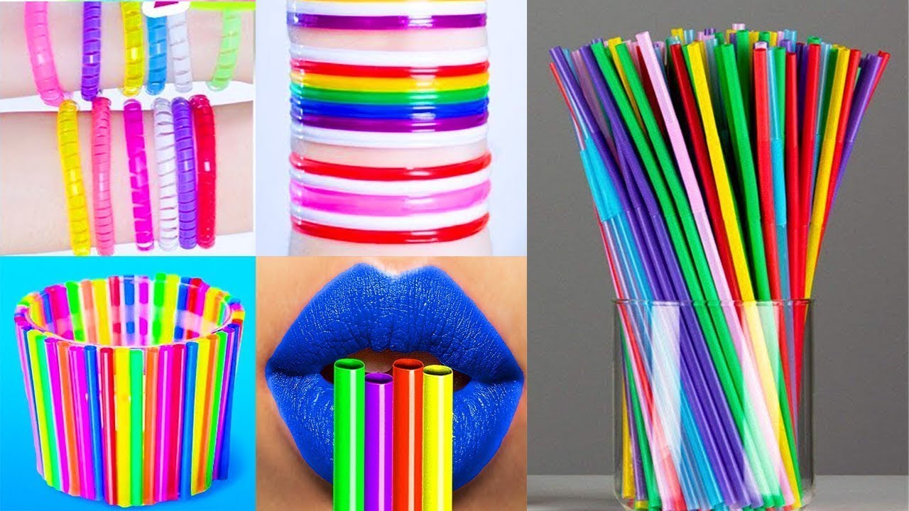 5 DIY Projects with Drinking Straws! New Amazing Drinking Straw Crafts