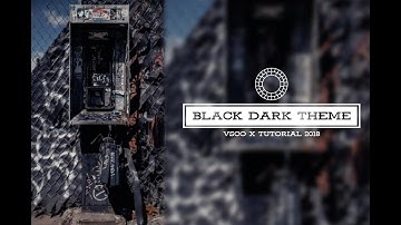 VSCO Tutorial How To Make Black Dark Theme On VSCO Neocha Filter