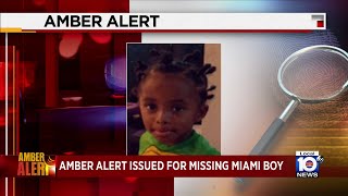 Amber Alert issued for missing 3-year-old from Miami
