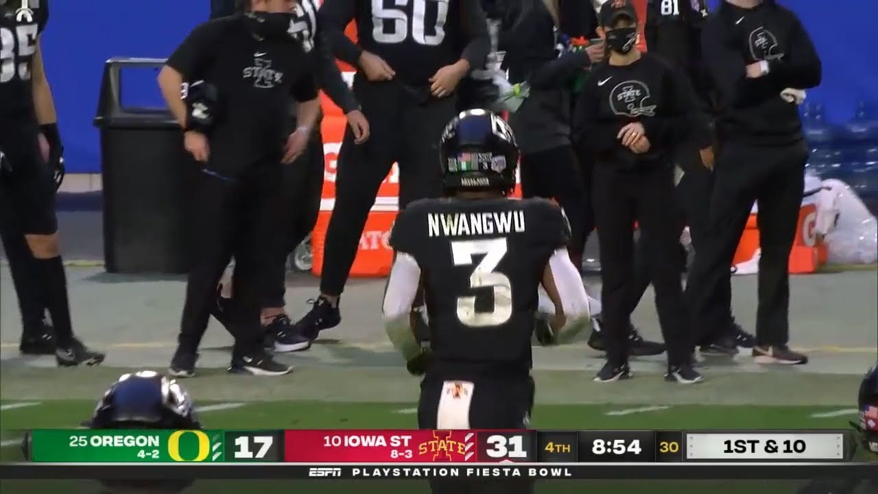 Kene Nwangwu vs Oregon (2020 Fiesta Bowl)