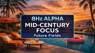 Alpha Focus 8Hz | Mid-Century Flow State Music for Creative Focus