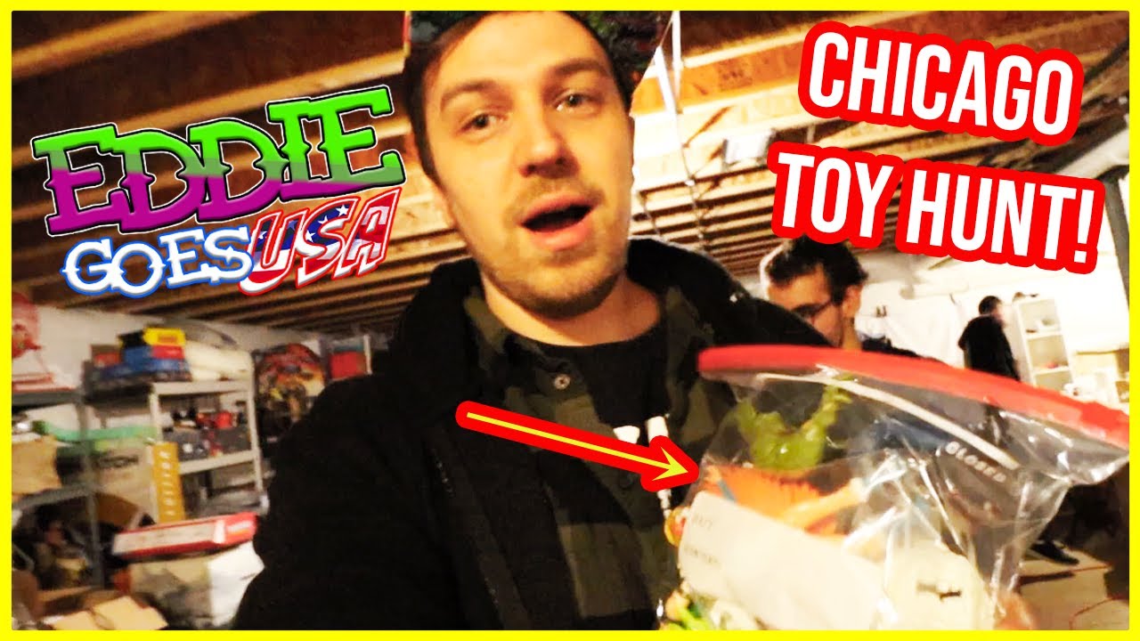 Toy Hunting Chicago Basements & Curbs! - EDDIE GOES USA #1