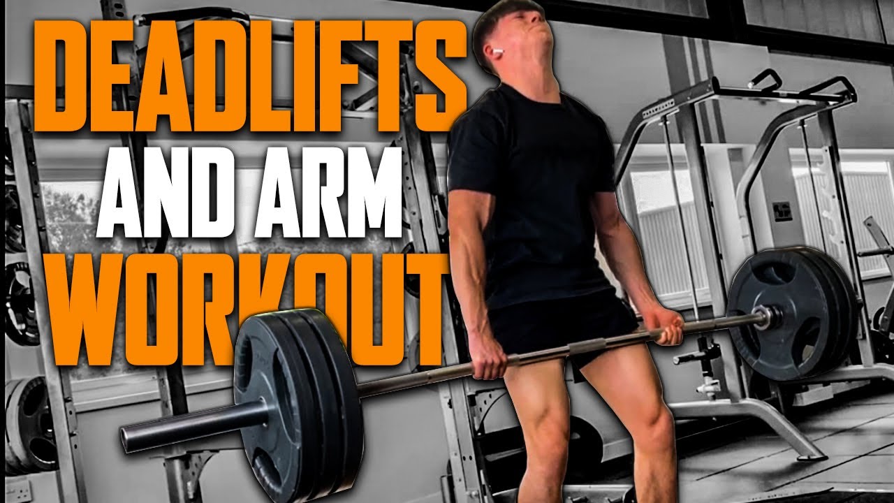 Arm Workout and Deadlift PRs | 17 YEAR OLD DEADLIFTS 200KG