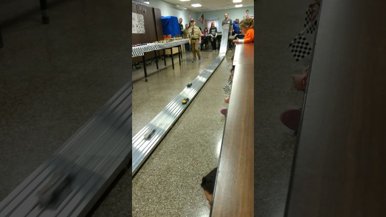 Boy scout derby race