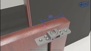 LINKED SLIDING PARTITION SYSTEM 100-SOFT CLOSE (For Wood 2+1 door)#ebco #hadware #interiordesign screenshot 5