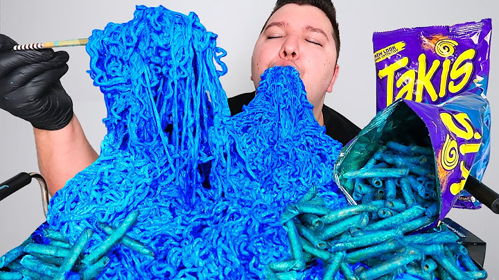 EATING THE WORLD'S SPICIEST BLUE HEAT TAKIS FIRE NOODLES • Mukbang & Recipe
