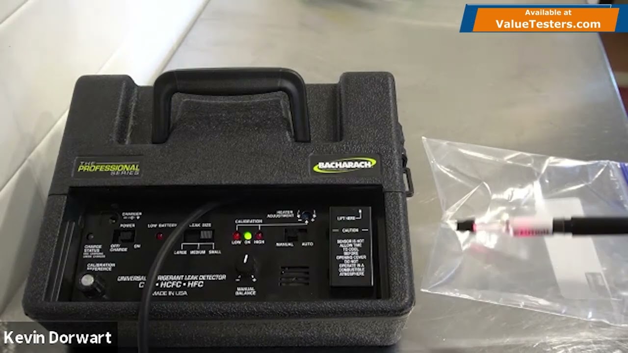 Bacharach H -10 PRO Refrigerant Leak Detector - How to use in Manual Mode
