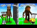 CASA TUNG TUNG SAHUR contro CASA BRR BRR PATAPIM in Minecraft