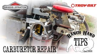 Briggs & Stratton Carburetor Repair (Troy Built Pressure Washer Repair Part 1) - Ranch Hand Tips