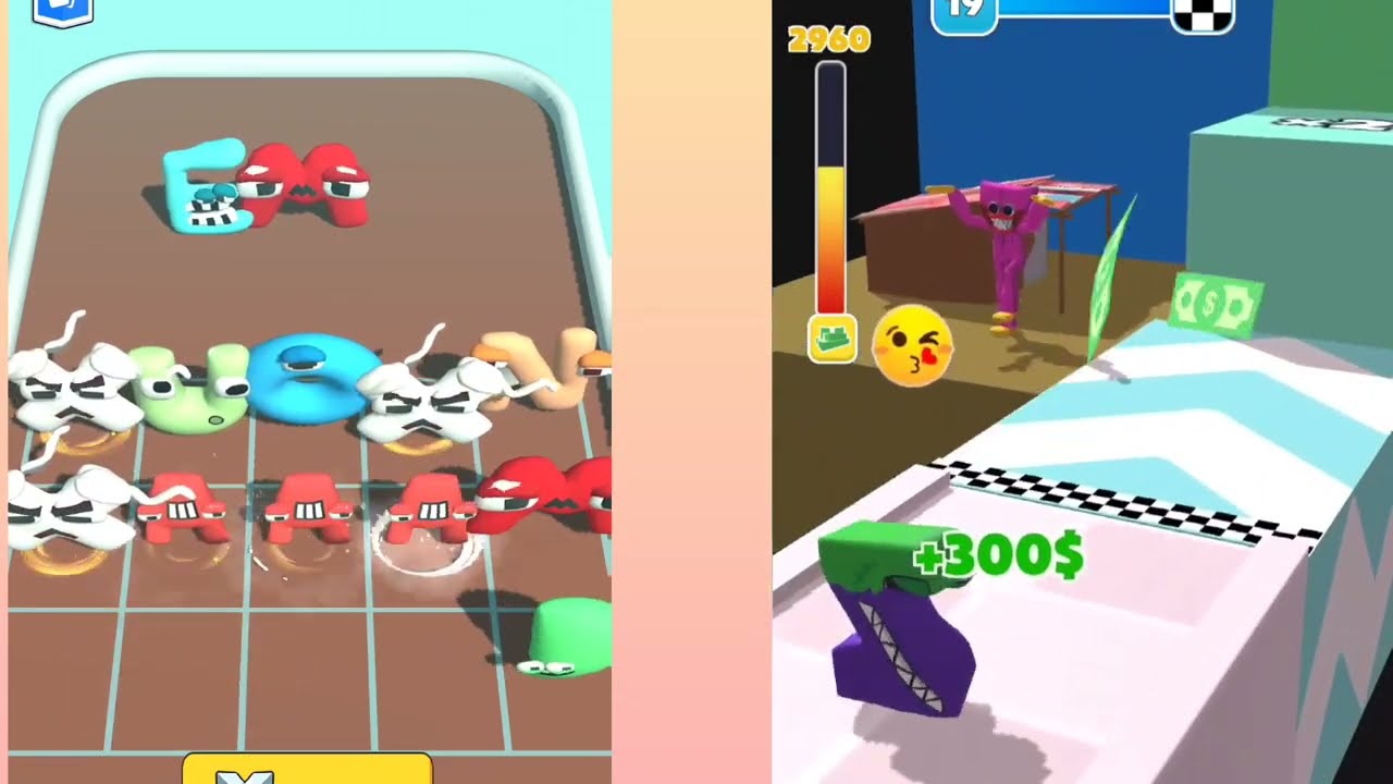 Merge Alphabet Lore Run, Alphabet Money Race, Merge Battles 🌟✨✨⭐