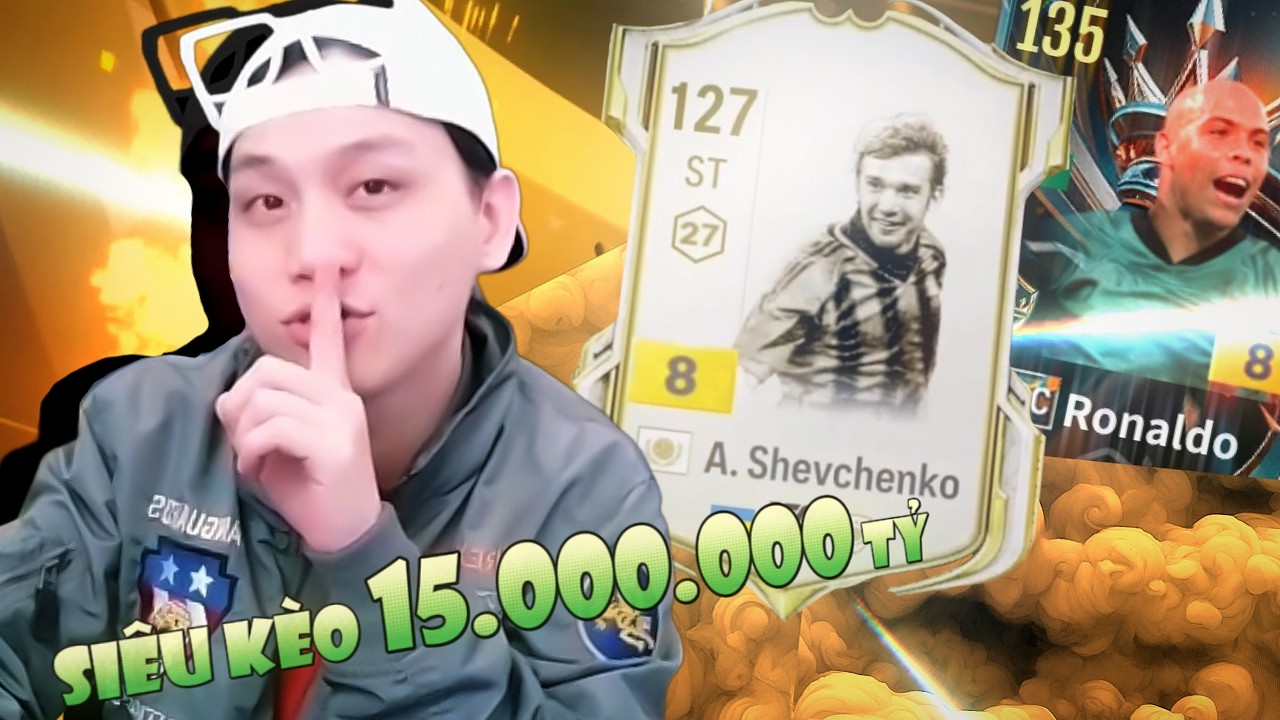 CẦM 15 TRIỆU TỶ CHINH PHỤC SIÊU KÈO XE TĂNG RONALDO FAC +8 VÀ SHEVA ICON +8 | TÙNG BÙI FCO