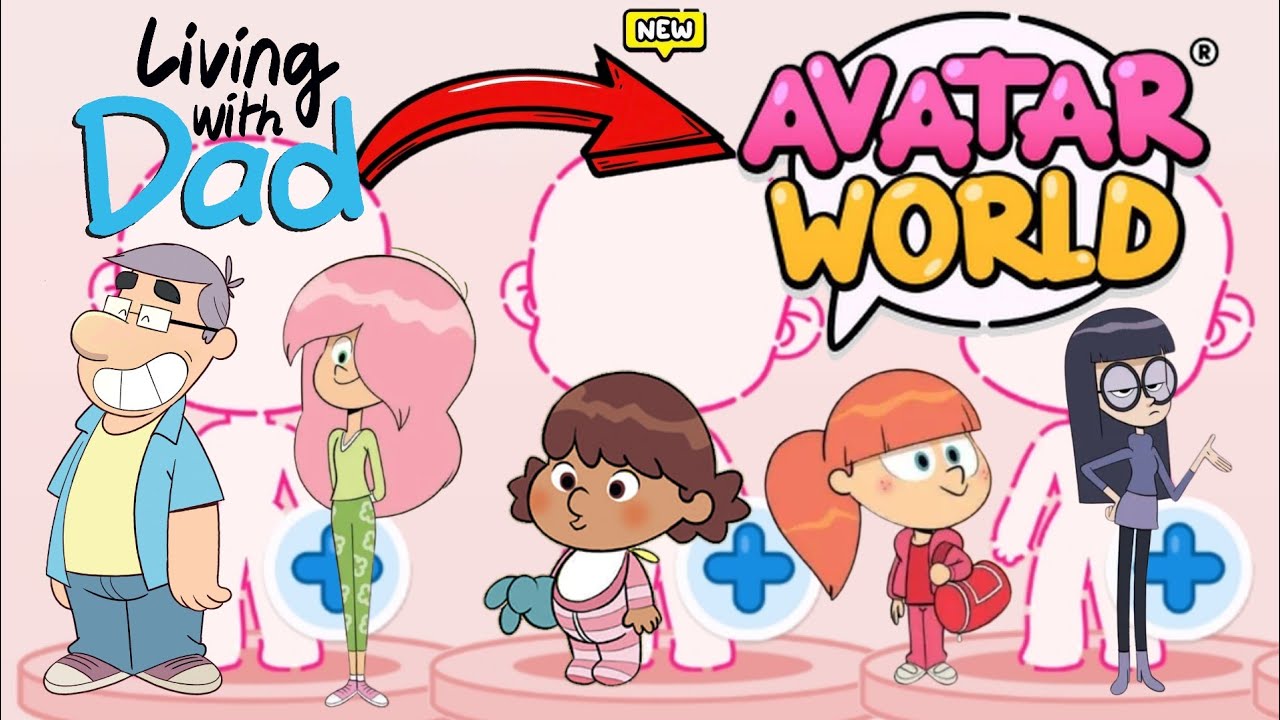 Wow How To Create LIVING WITH DAD Characters In Pazu Avatar world # ...