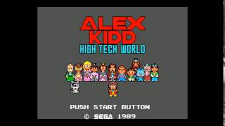 Alex Kidd High Tech World Master System Psg - Bgm 01 Le Theme