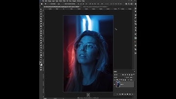 neon glow effect photoshop tutorial #Shorts