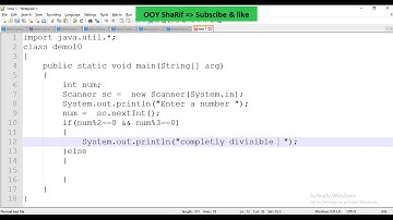 java programming if else || value divisible by 2 or 3 || java practical program example