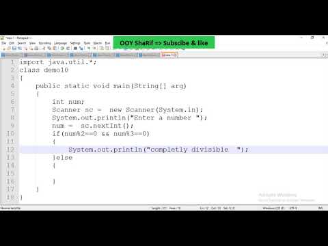 java programming if else || value divisible by 2 or 3 || java practical program example