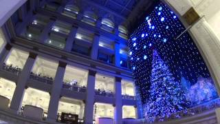 Wanamaker Light Show at Macy's Philadelphia - Dec 8 2013