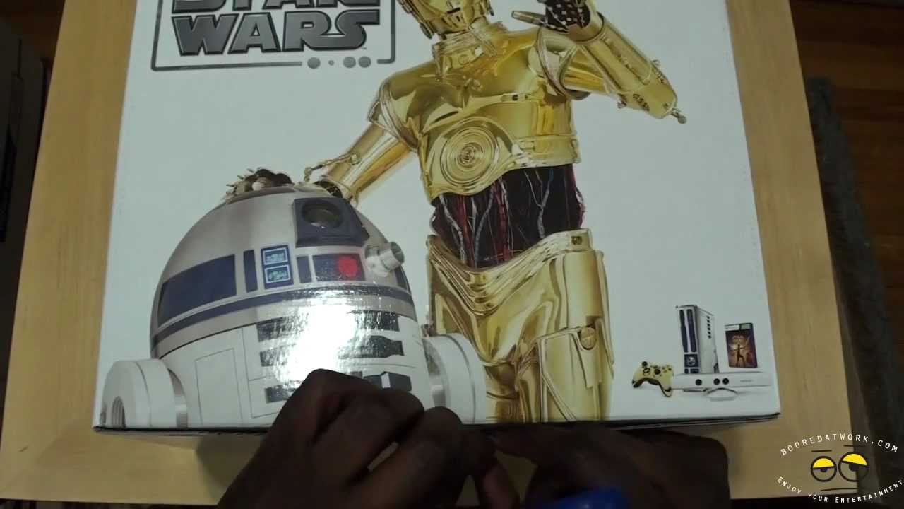 Limited Edition Kinect Star Wars Xbox 320GB 360 Bundle Unboxing