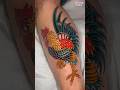 🔥 Unbelievable Tattoo Artist – Amazing Hand Skills! #shorts