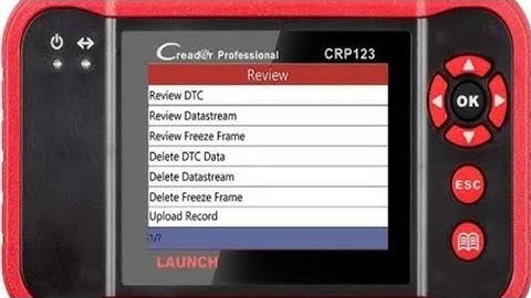 LAUNCH CRP 123 AJUSTE DE AF.        leia a descrição