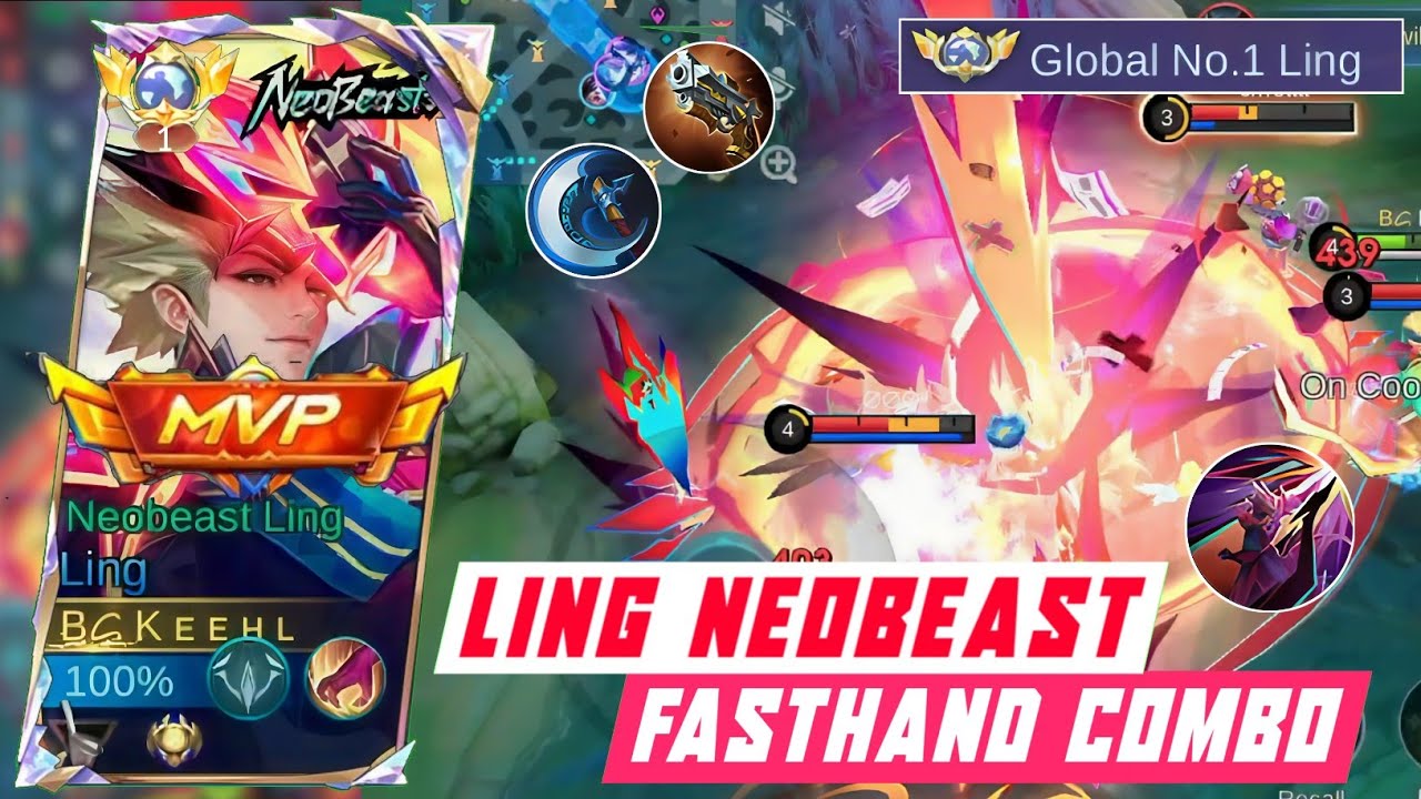 LING FASTHAND COMBO DESTROY ENEMIES! 19 KILL IN SINGLE MATCH! GLOBAL LING SOLO RANK - MOBILE LEGENDS