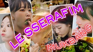 LE SSERAFIM MUKBANG 2024