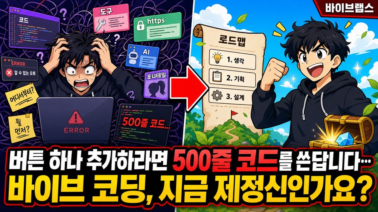 버튼 하나 추가하라면 500줄 코드를 쓴답니다… 바이브 코딩, 지금 제정신인가요? thumbnail