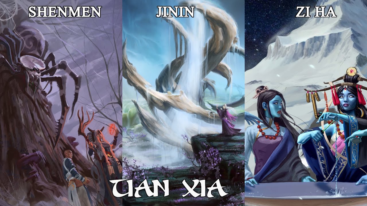 Pathfinder Region Deepdive: Tian Xia - Central Mountain States - Zi Ha, Jinin, Shenmen