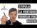 Stipula la ventidue fountain pen review 4k